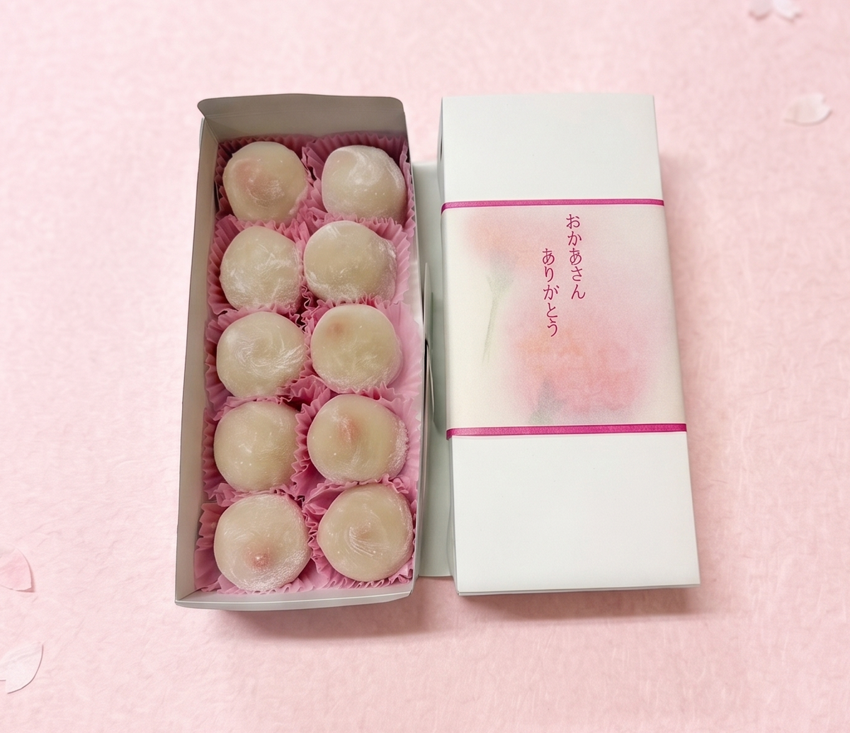 母の日 贈り物 いちご大福 箱入 | 御菓子司かつら屋|大阪 老舗 富田林
