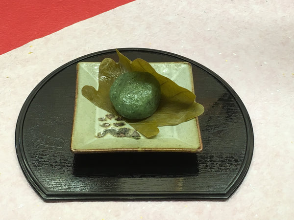 柏餅(かしわもち)粒あん