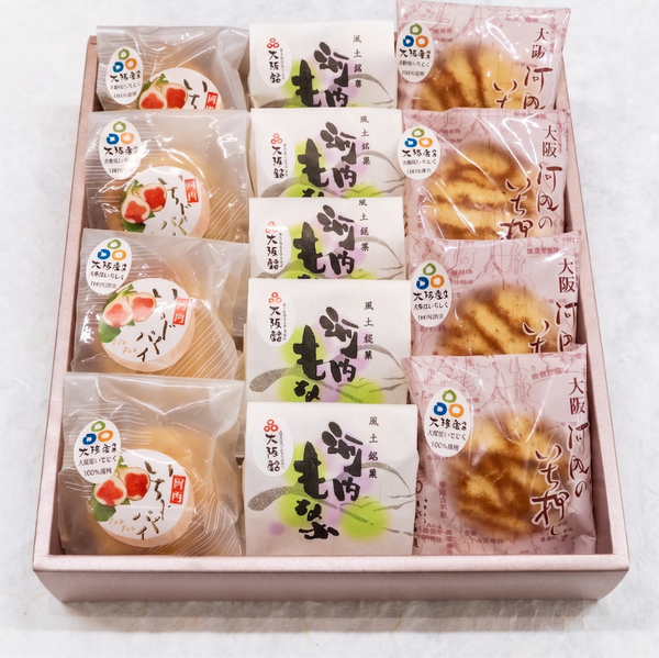 【進物・お土産】大阪産（もん）詰め合わせ 13個  | 御菓子司かつら屋|大阪 老舗 富田林