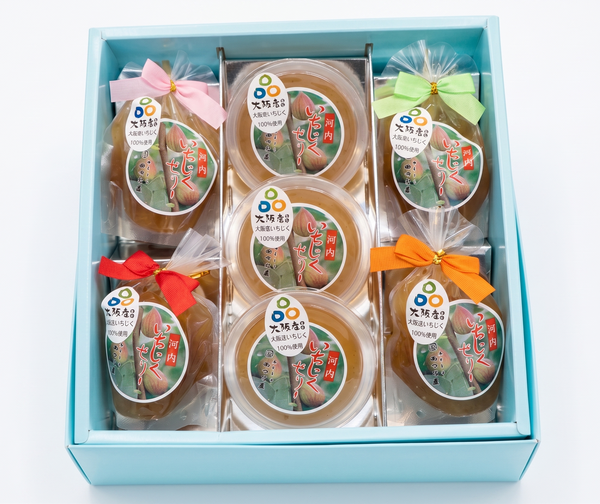大阪産 もん いちじくゼリー　大阪 河内 特産 無花果使用  | 御菓子司かつら屋|大阪 老舗 富田林
